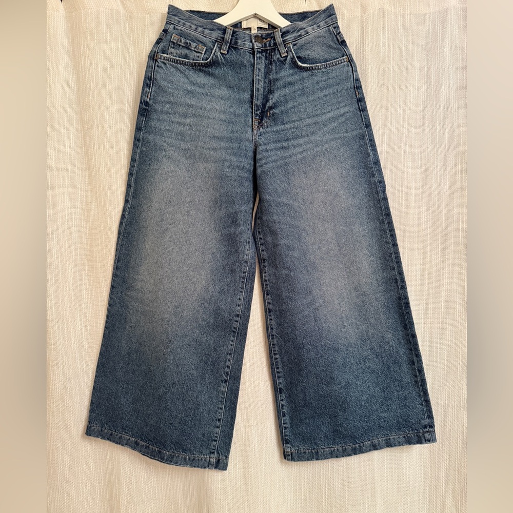 Current/Elliott Dark Blue Flare Jeans